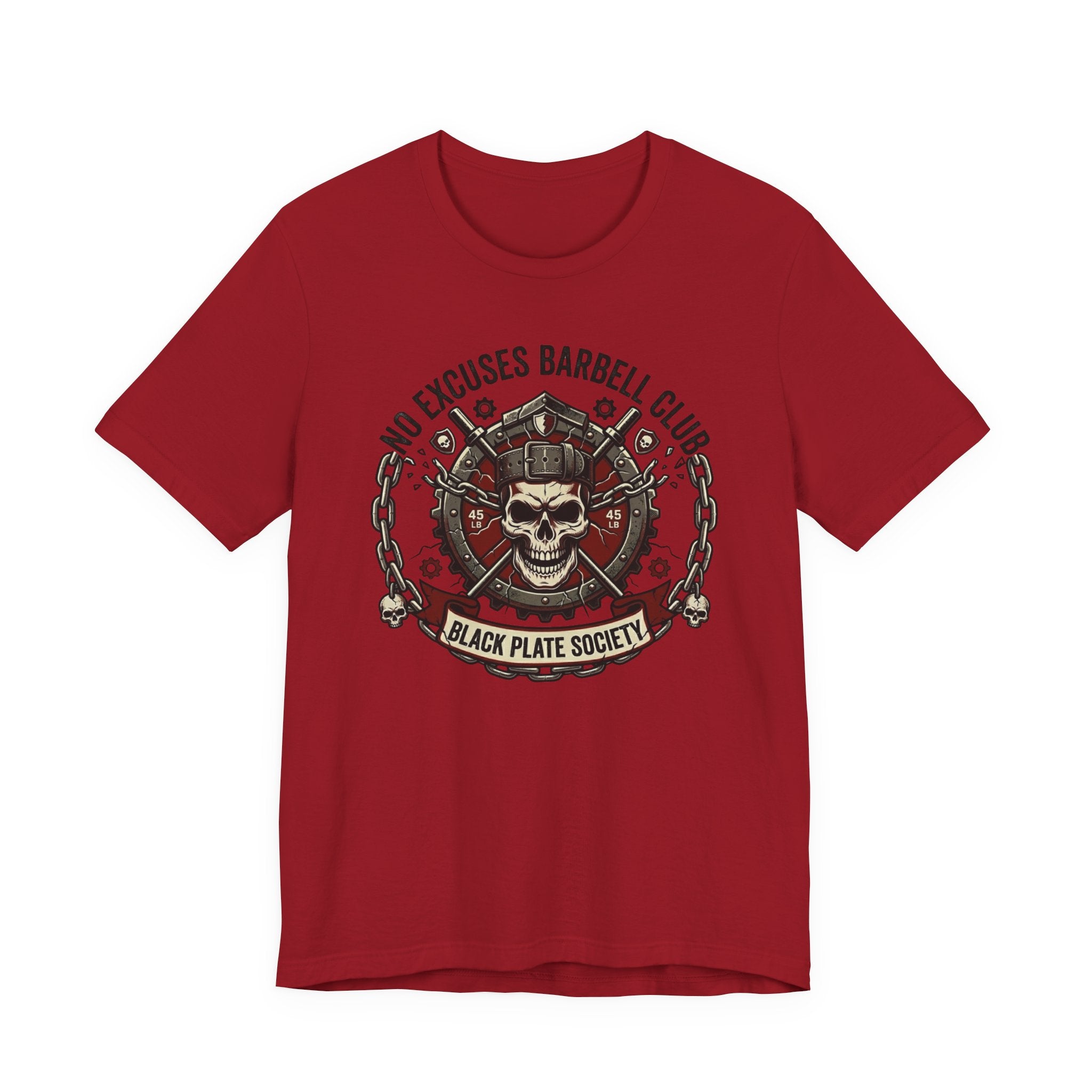 Black Plate Barbell Club T-Shirt