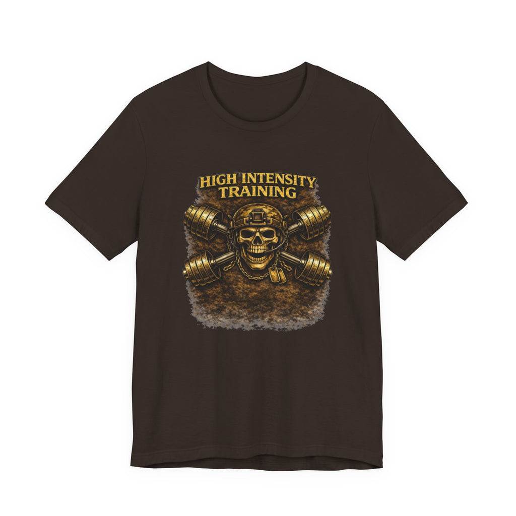 High Intensity Training — Fitness Gym Workout T-Shirt