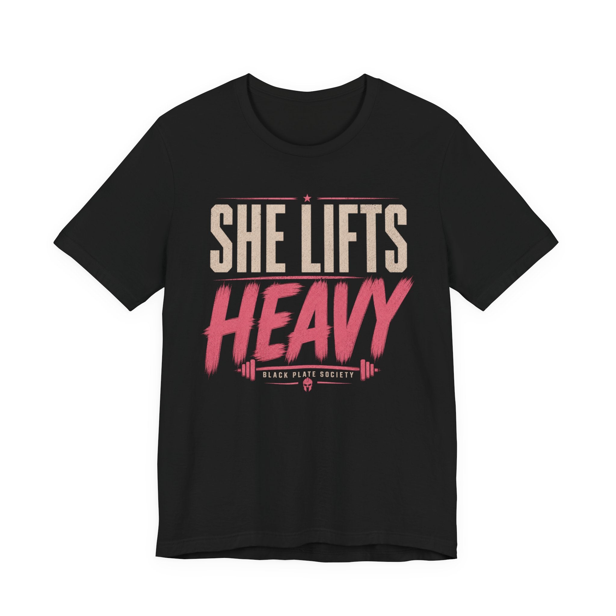 She Lifts Heavy Gym T-Shirt