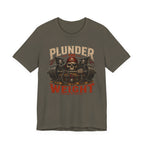 Plunder the Weight Skull Pirate Gym T-Shirt