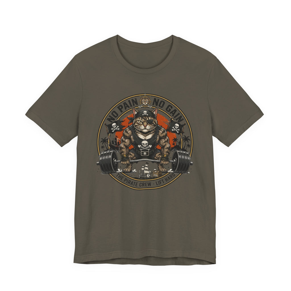 No Pain No Gain — Pirate Crew T-Shirt
