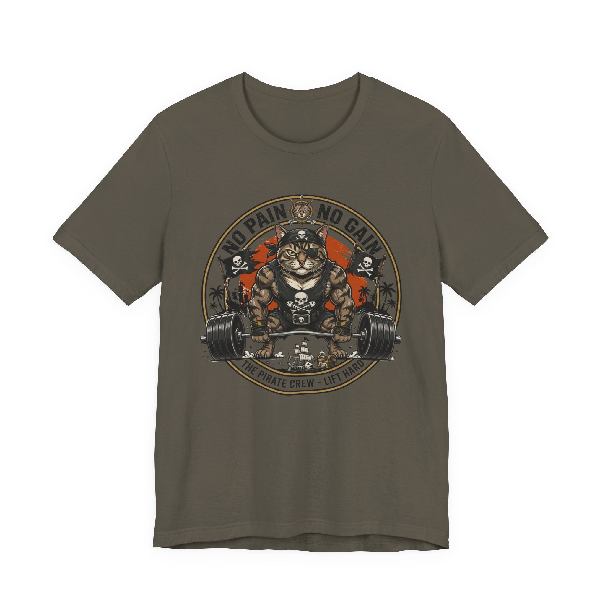 No Pain No Gain — Pirate Crew T-Shirt