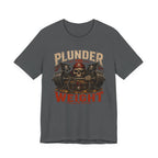 Plunder the Weight Skull Pirate Gym T-Shirt