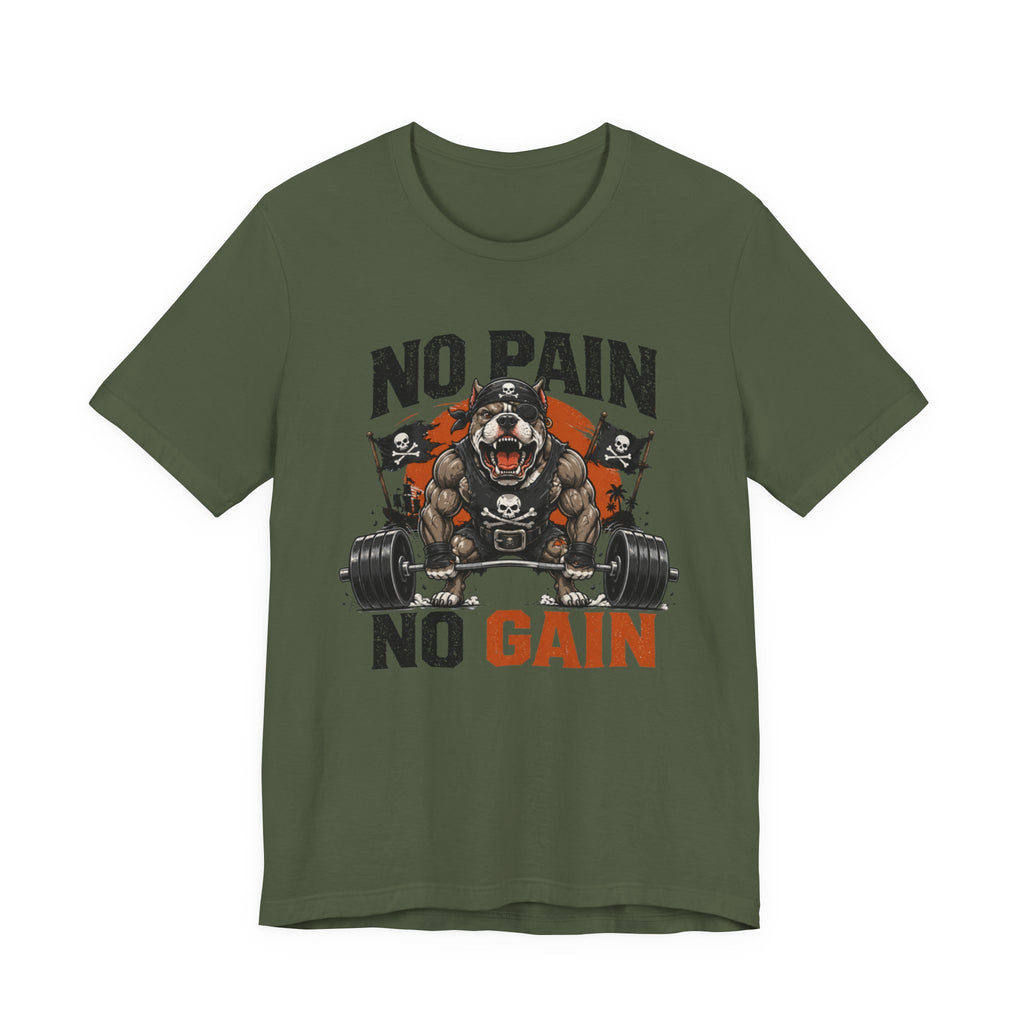 Pirate Bulldog Gym T-Shirt