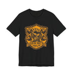 Discipline Built This — Garage Gym Fist & Dumbbells Gym T-Shirt