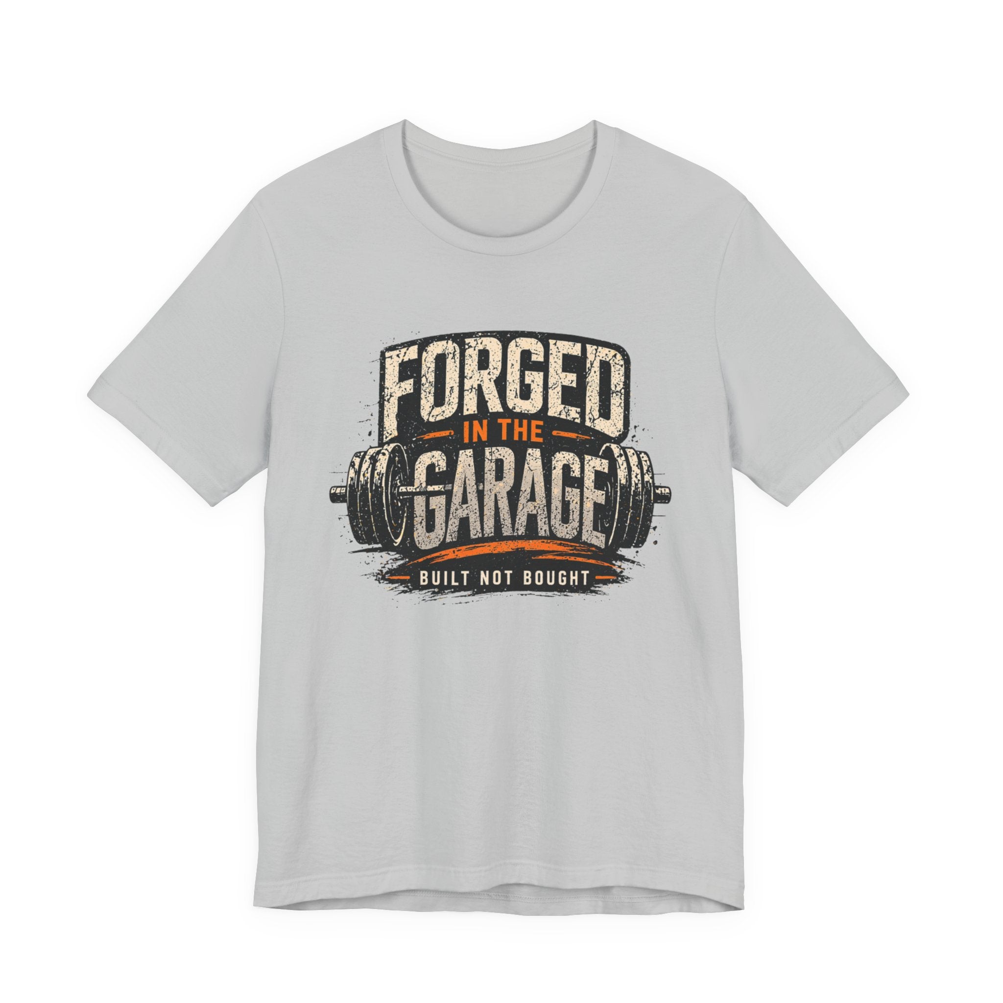 Forged in the Garage Barbell T-Shirt