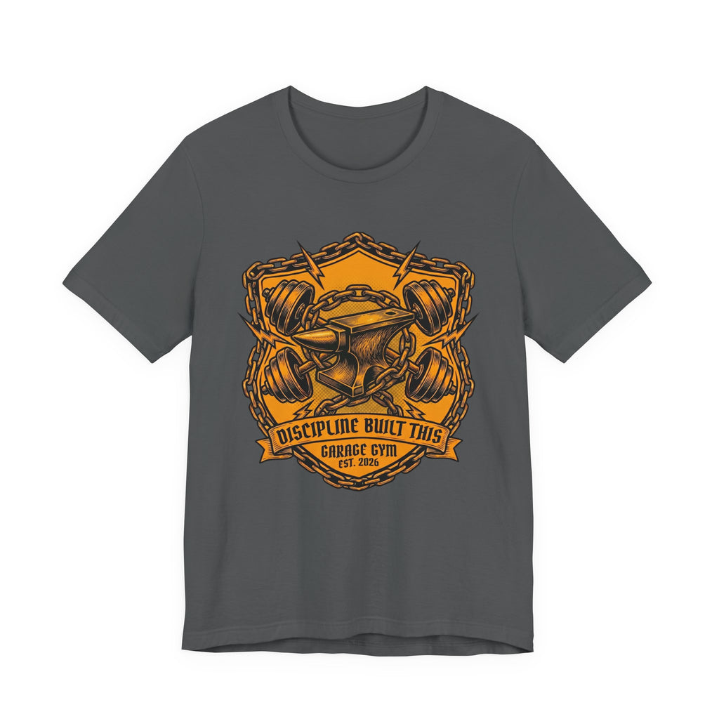 Forged in Iron - Garage Gym T-Shirt