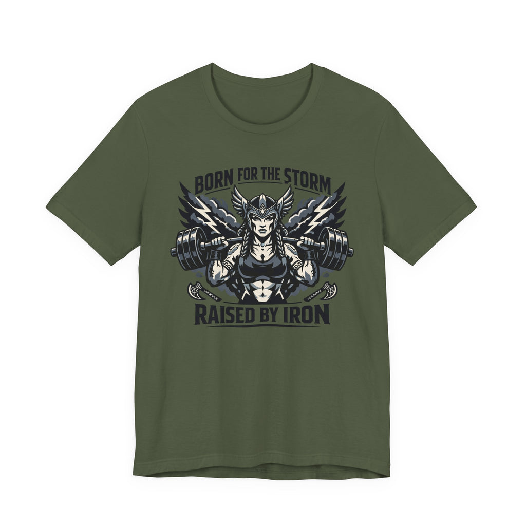 Raised By Iron - Valhalla Women's Gym T-Shirt