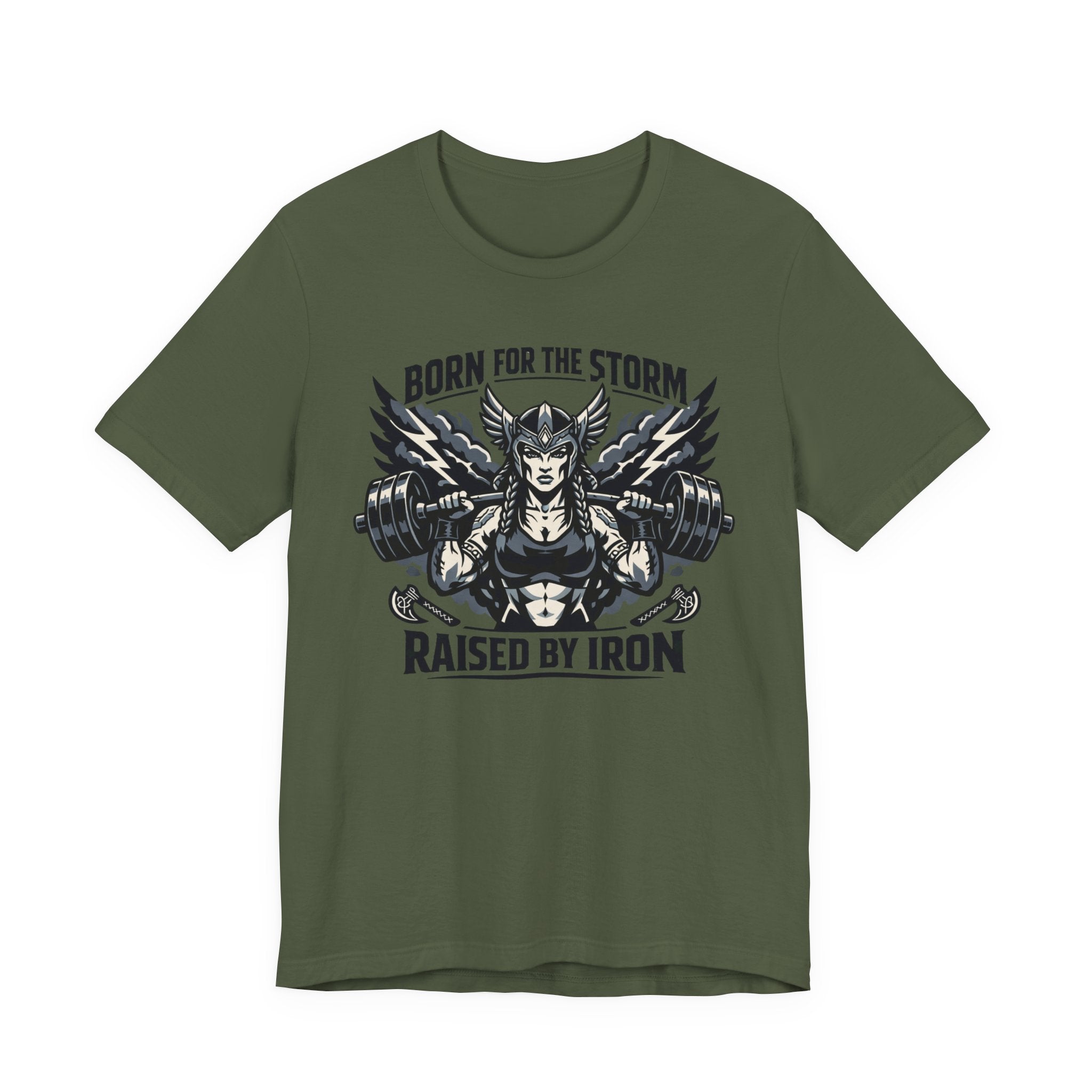 Raised By Iron - Valhalla Women's Gym T-Shirt