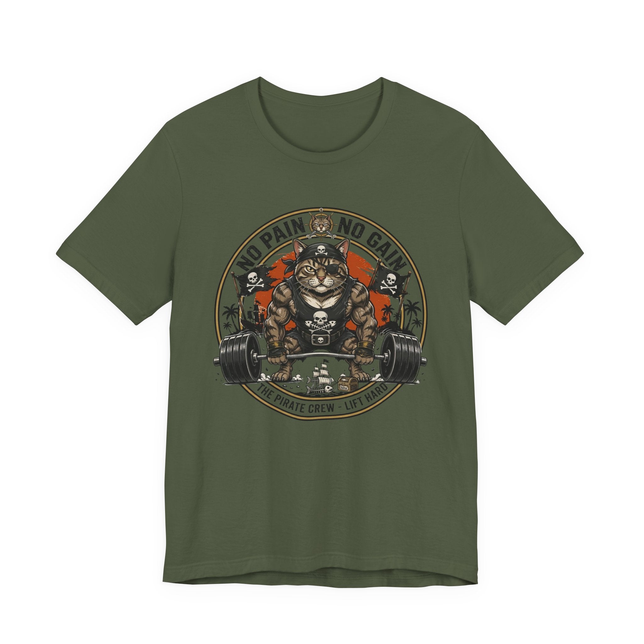 No Pain No Gain — Pirate Crew T-Shirt