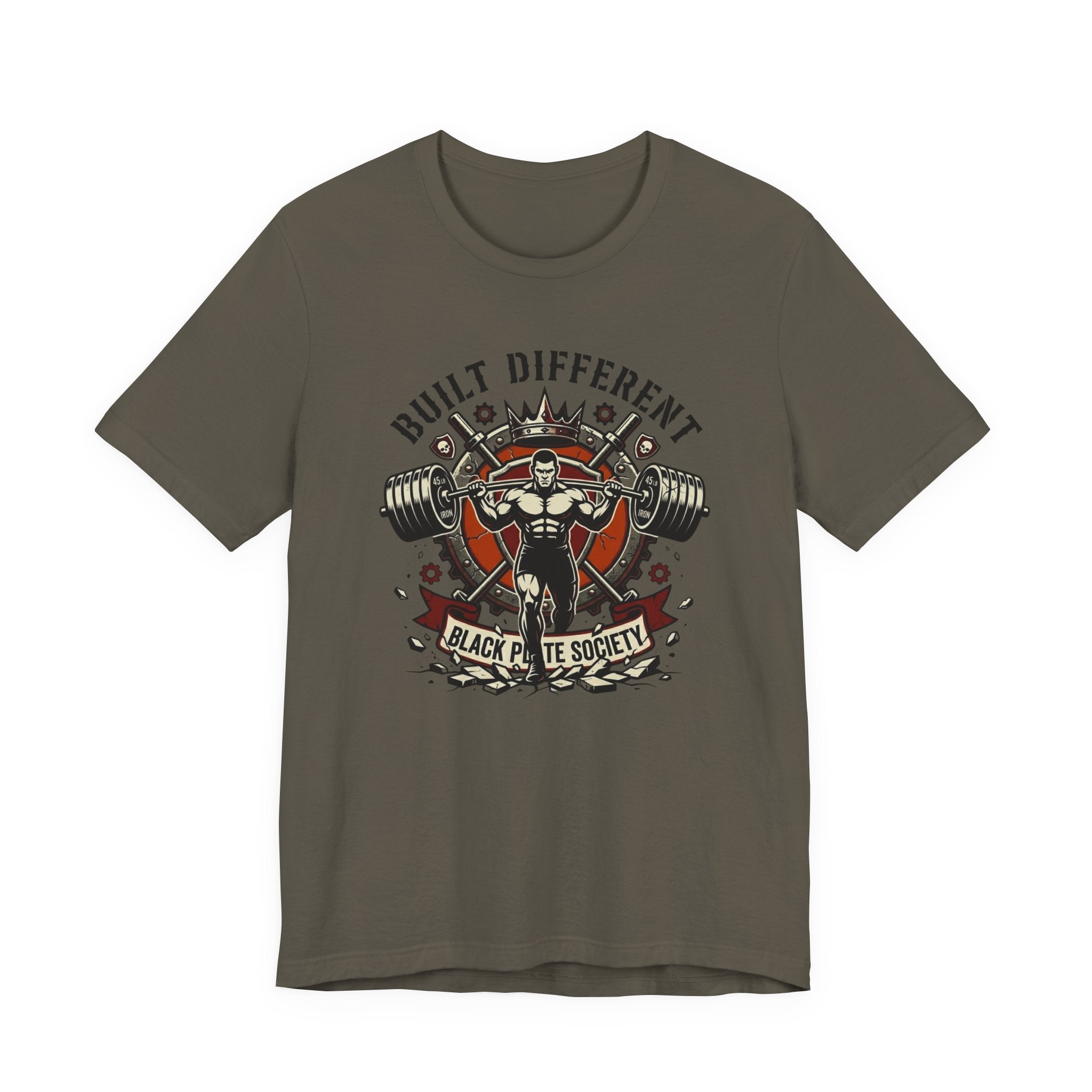 Built Different - Black Plate Society T-Shirt