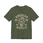 American Muscle Skull Gym T-Shirt