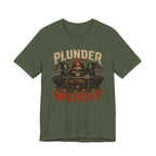 Plunder the Weight Skull Pirate Gym T-Shirt