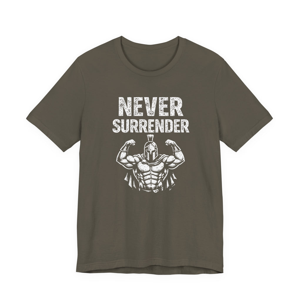Never Surrender - Spartan T-Shirt
