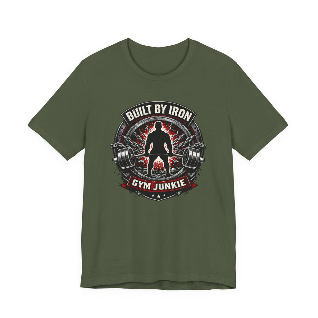 Built By Iron - Gym Junkie T-Shirt
