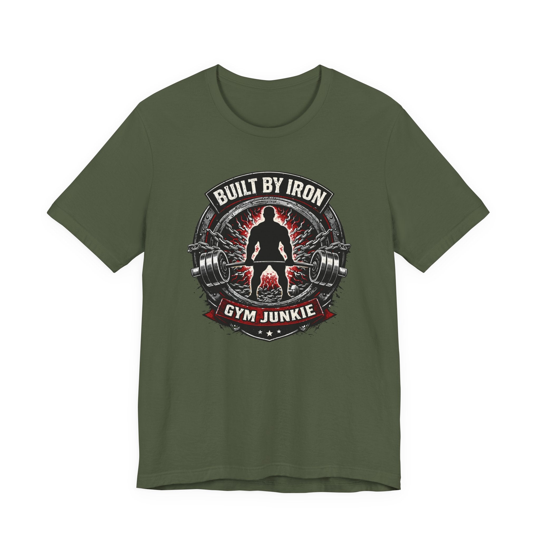Built By Iron - Gym Junkie T-Shirt