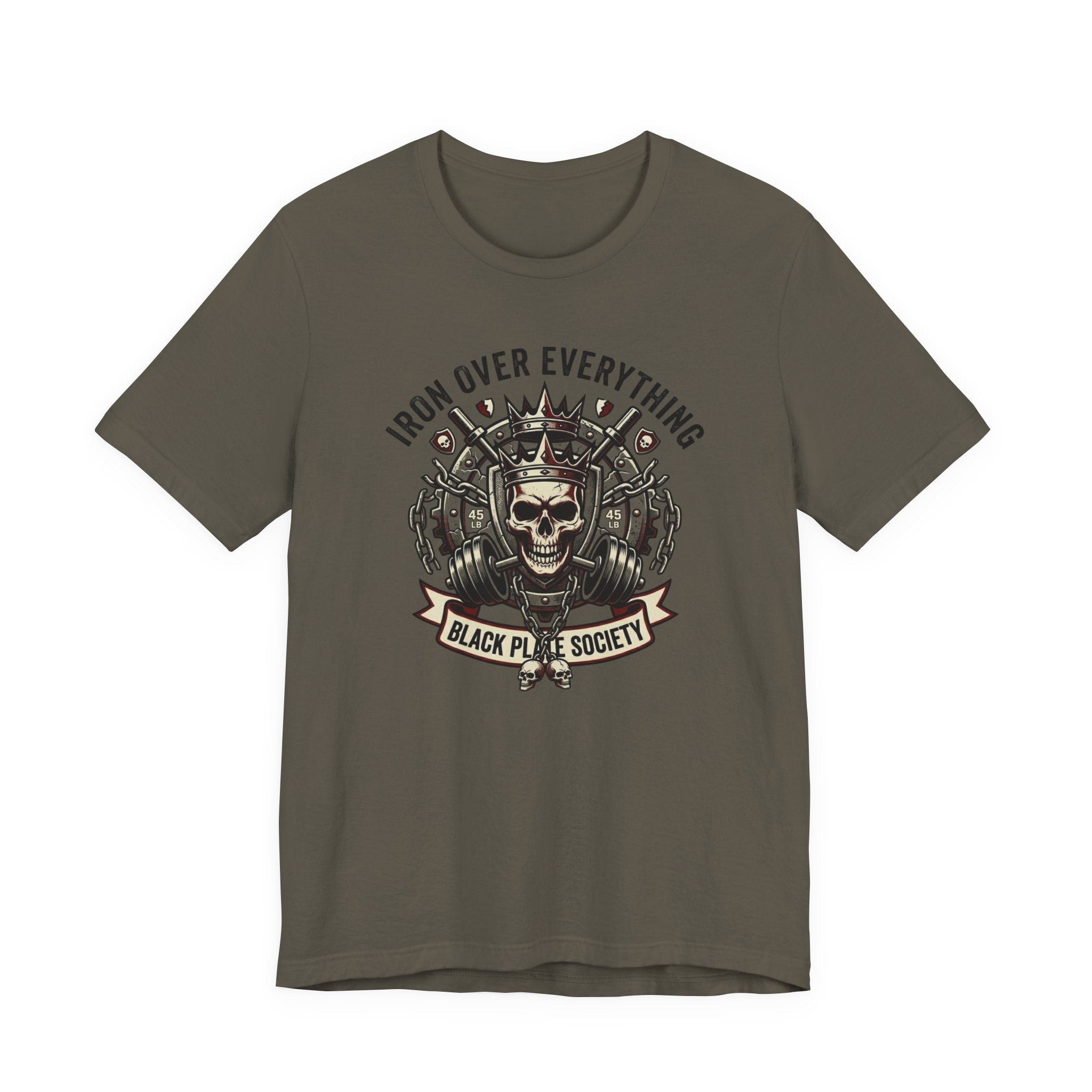 Iron Over Everything Skull T-Shirt