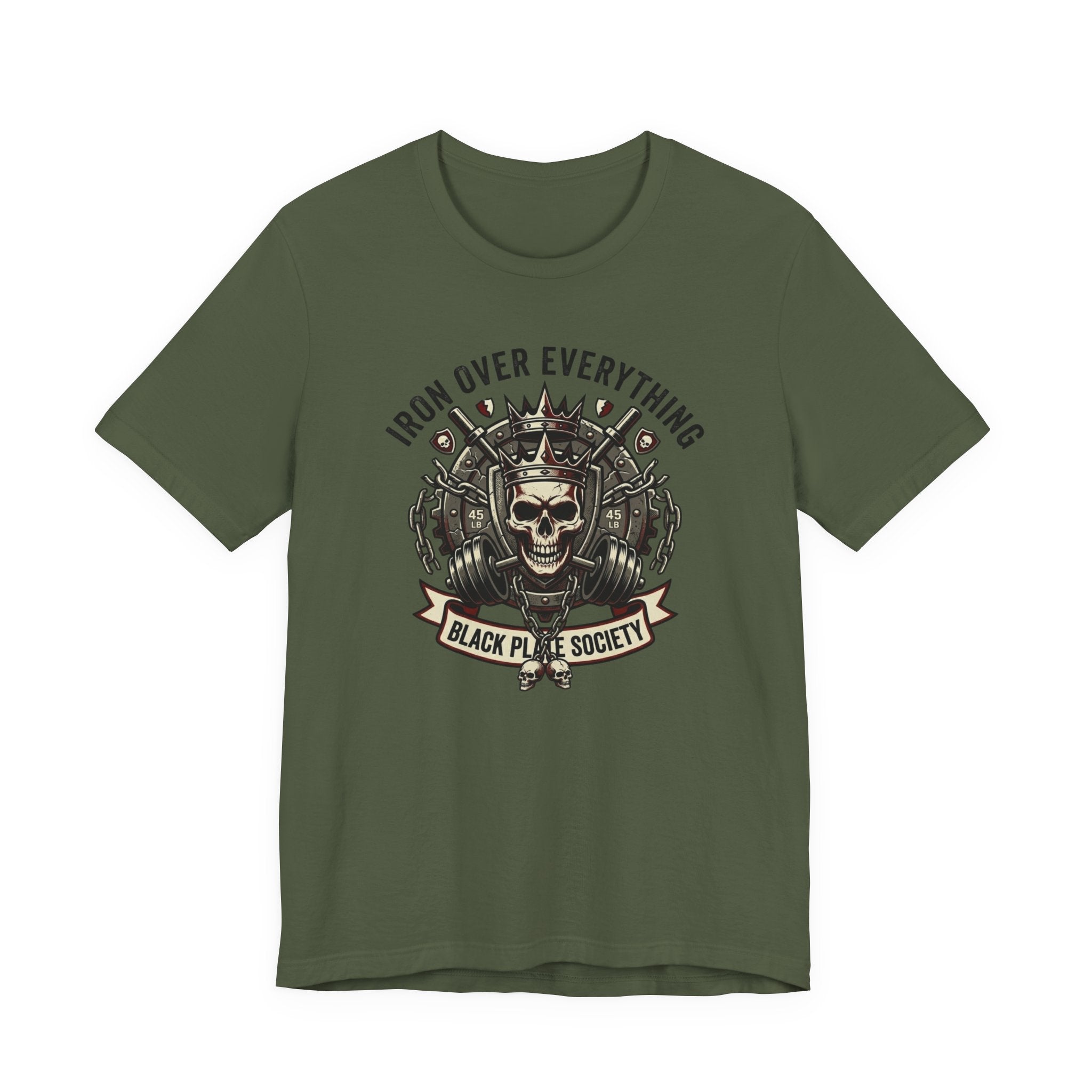 Iron Over Everything Skull T-Shirt