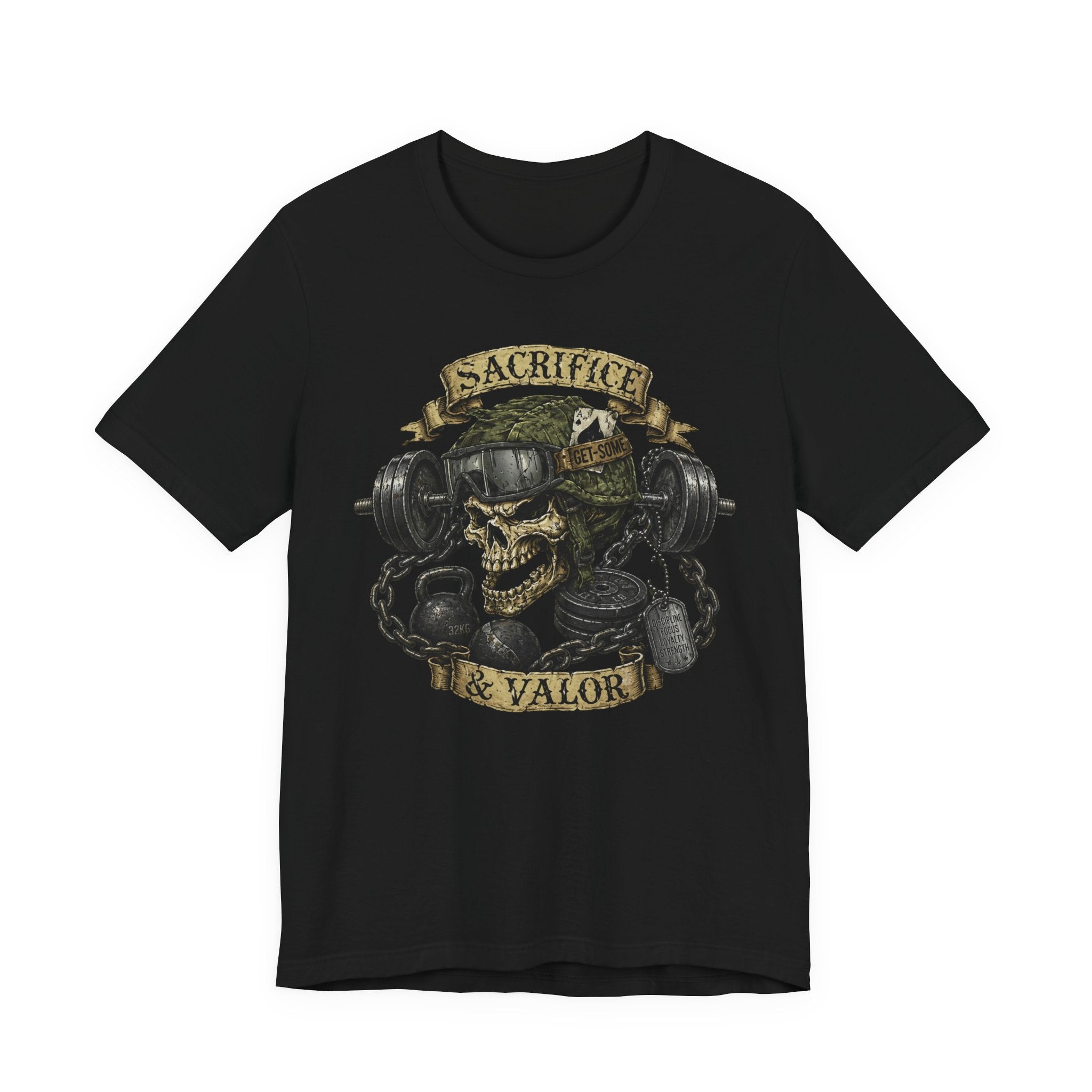 'Sacrifice & Valor' Military T-Shirt