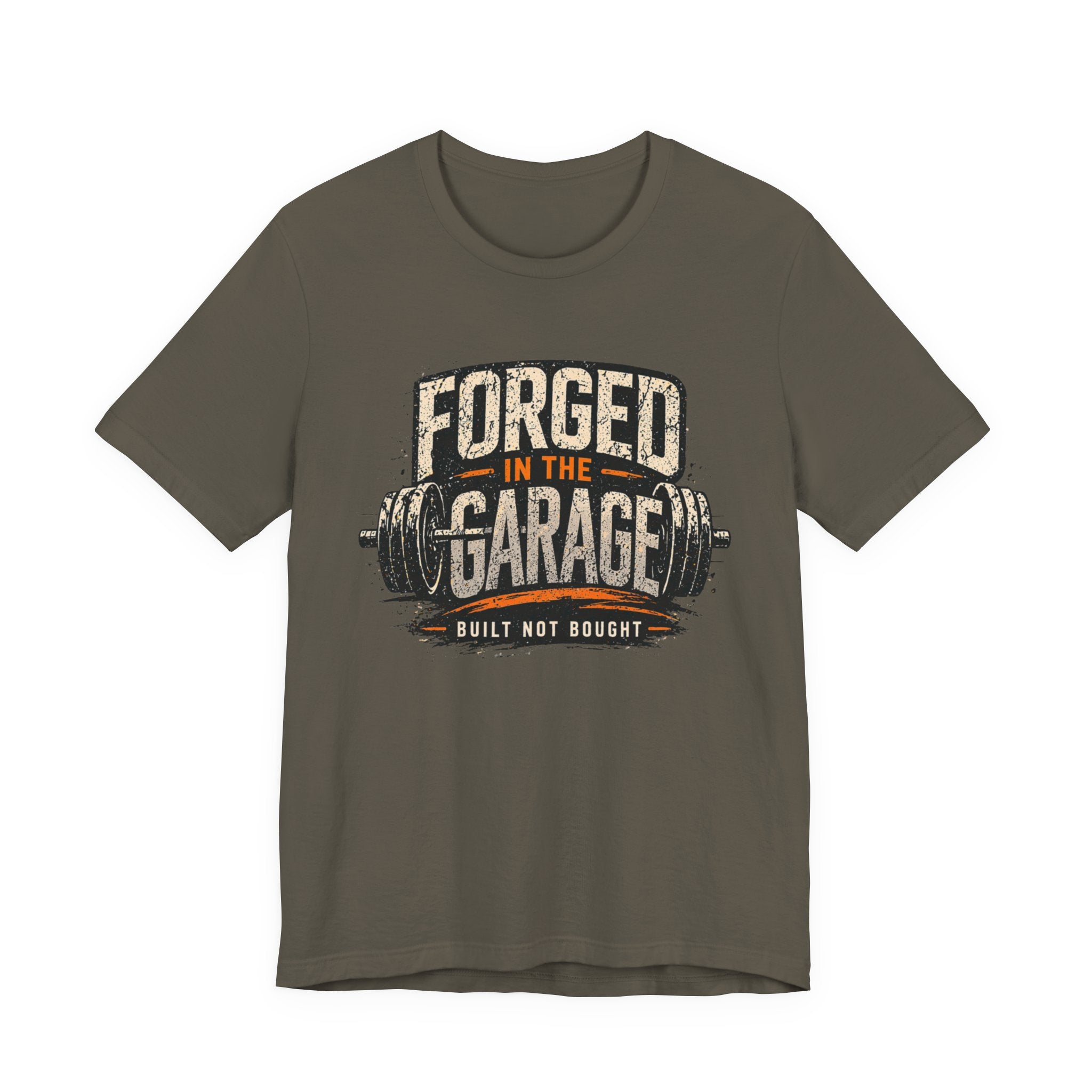 Forged in the Garage Barbell T-Shirt