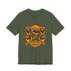 Discipline Built This — Garage Gym Fist & Dumbbells Gym T-Shirt
