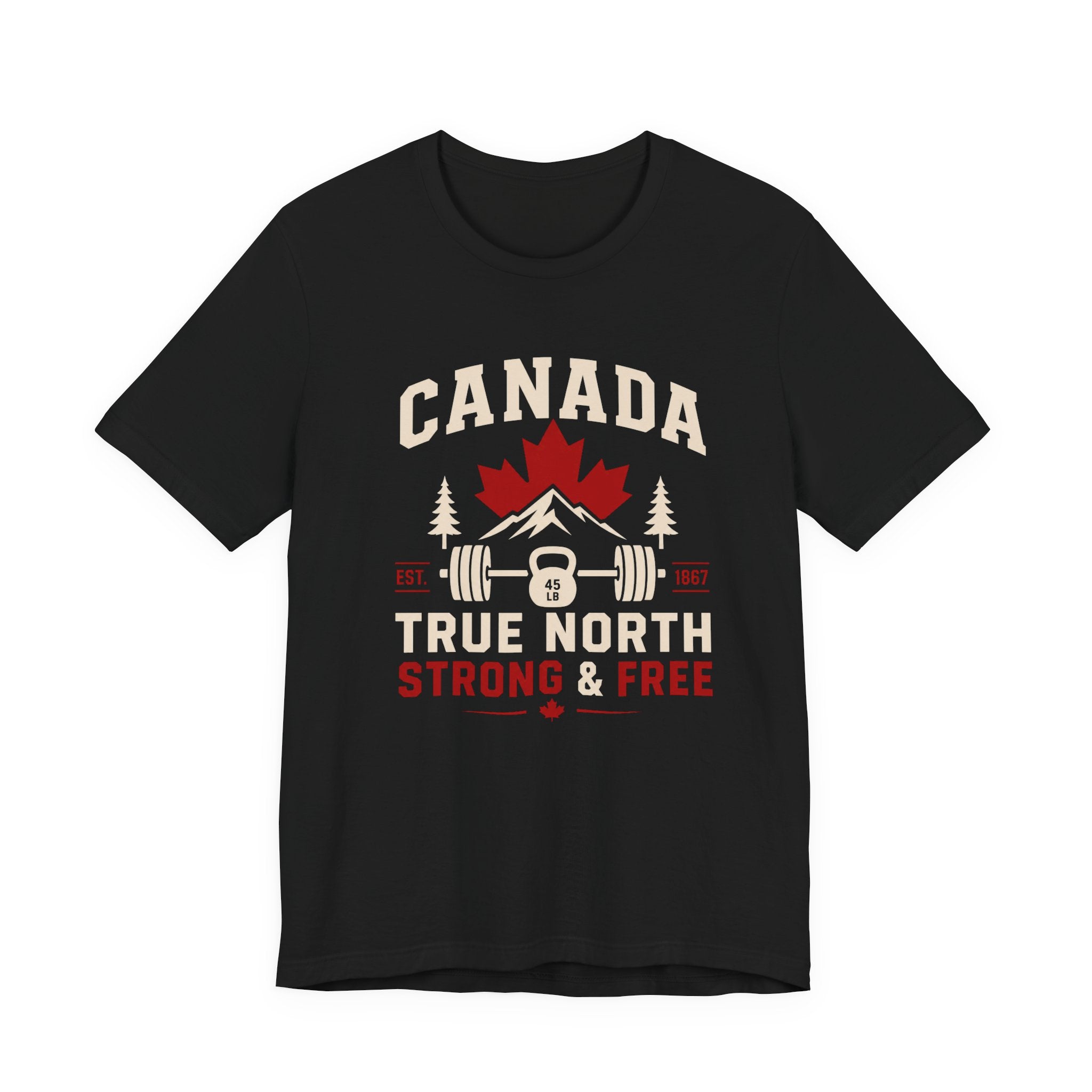 True North Strong & Free T‑Shirt