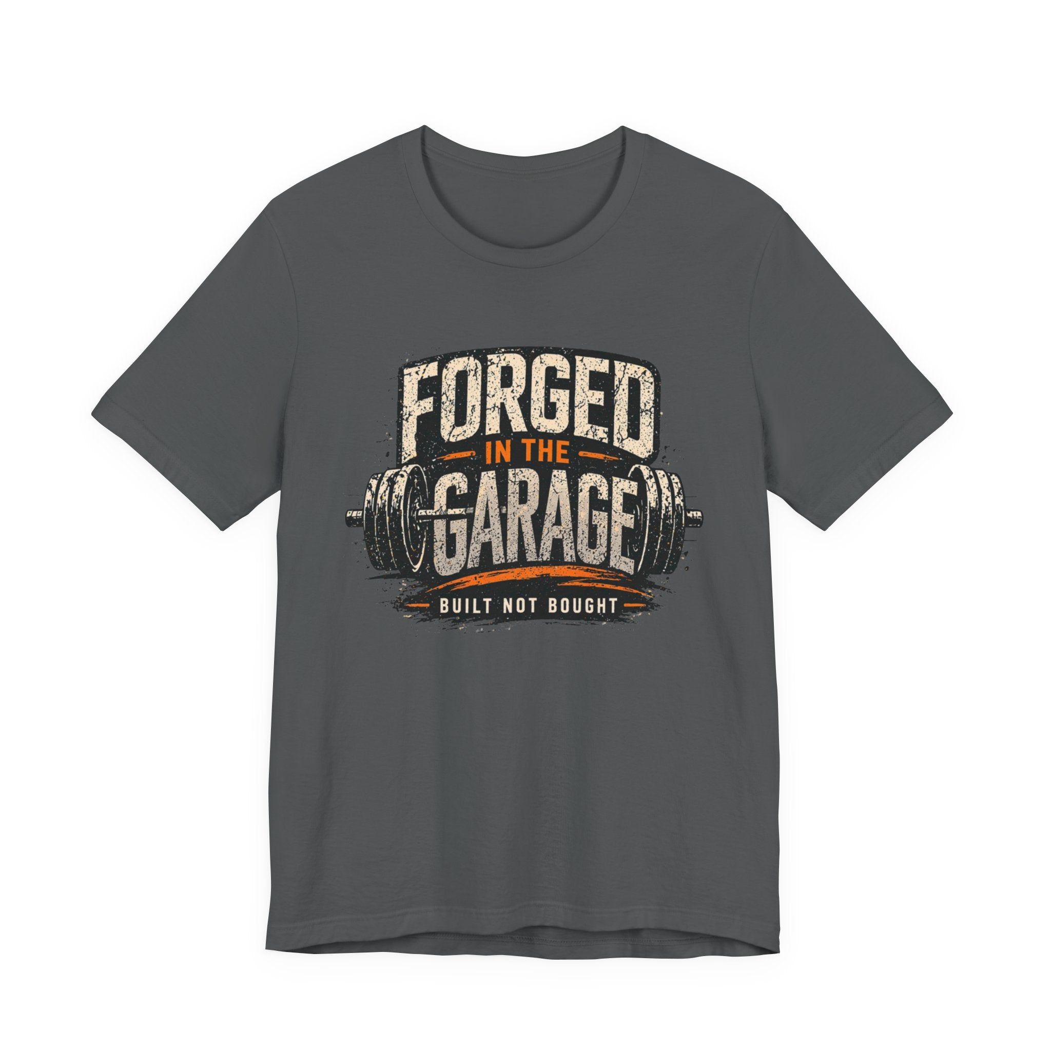 Forged in the Garage Barbell T-Shirt