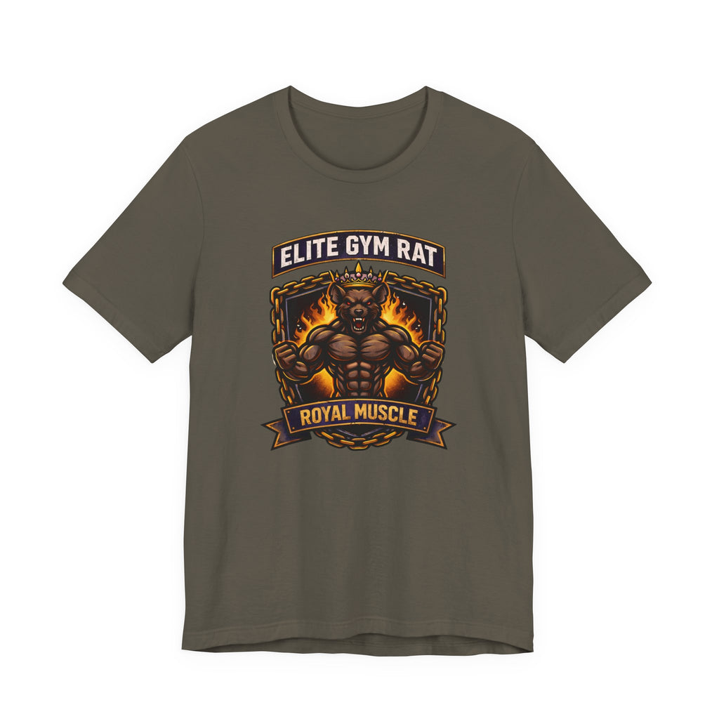 Elite Gym Rat - Royal Muscle T-Shirt