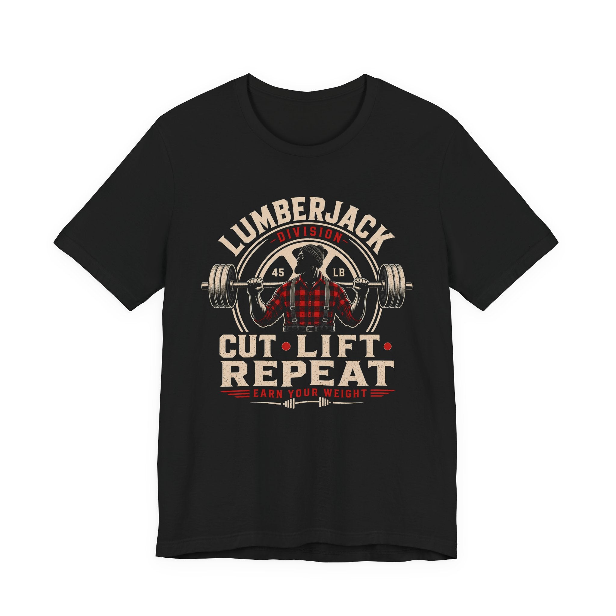 Lumberjack Cut Lift Repeat T‑Shirt