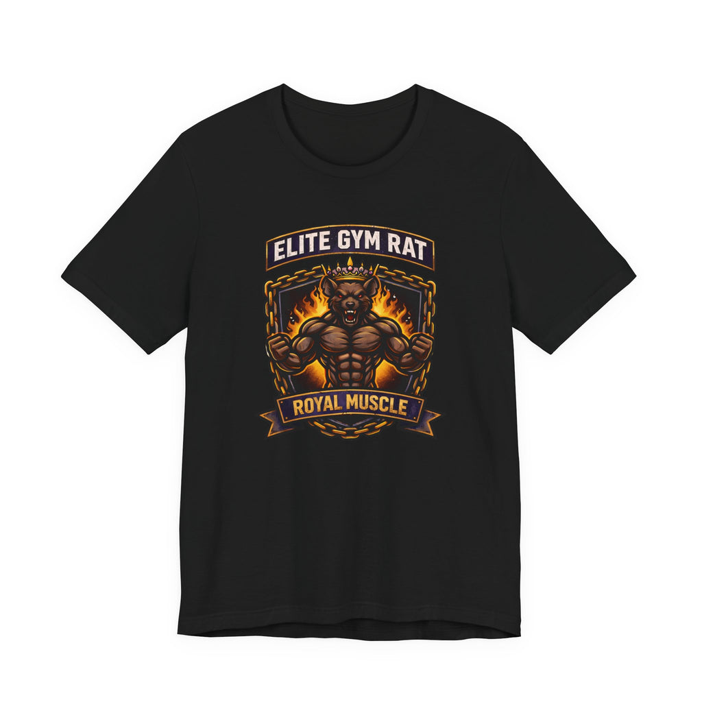 Elite Gym Rat - Royal Muscle T-Shirt