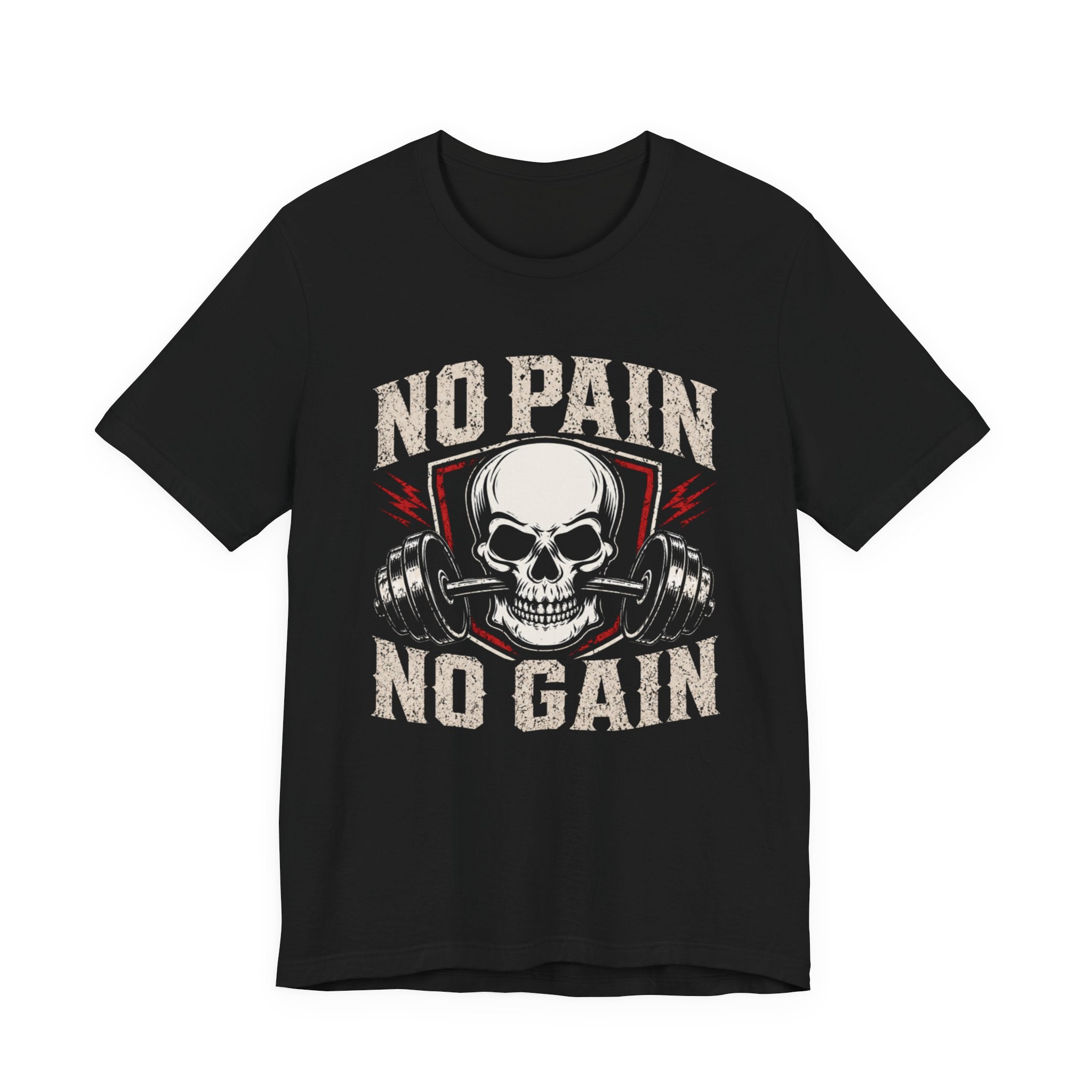 No Pain No Gain Skull T-Shirt