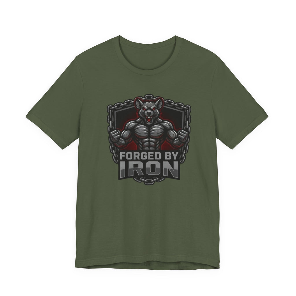 Forged By Iron - Gym Rat T-Shirt