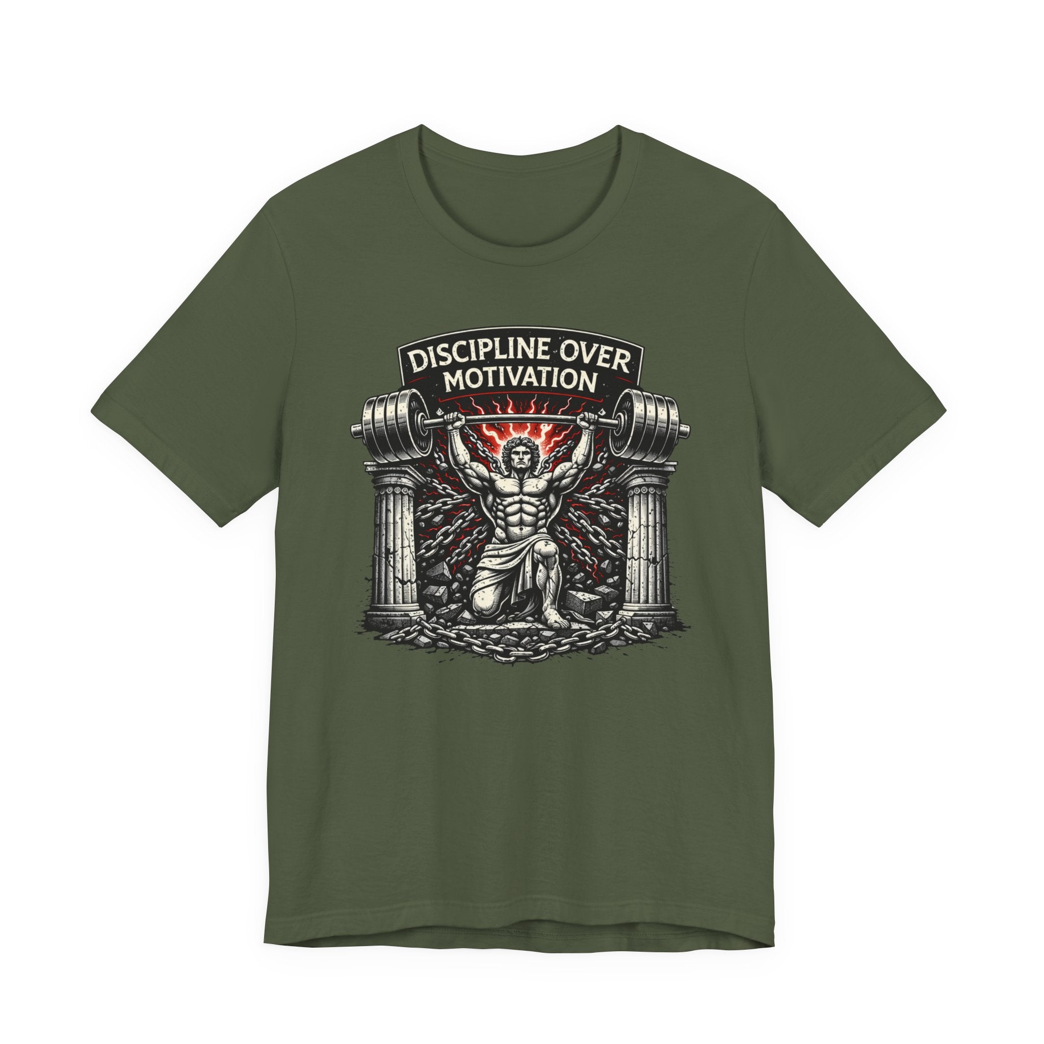 Greek God Discipline Barbell T-Shirt
