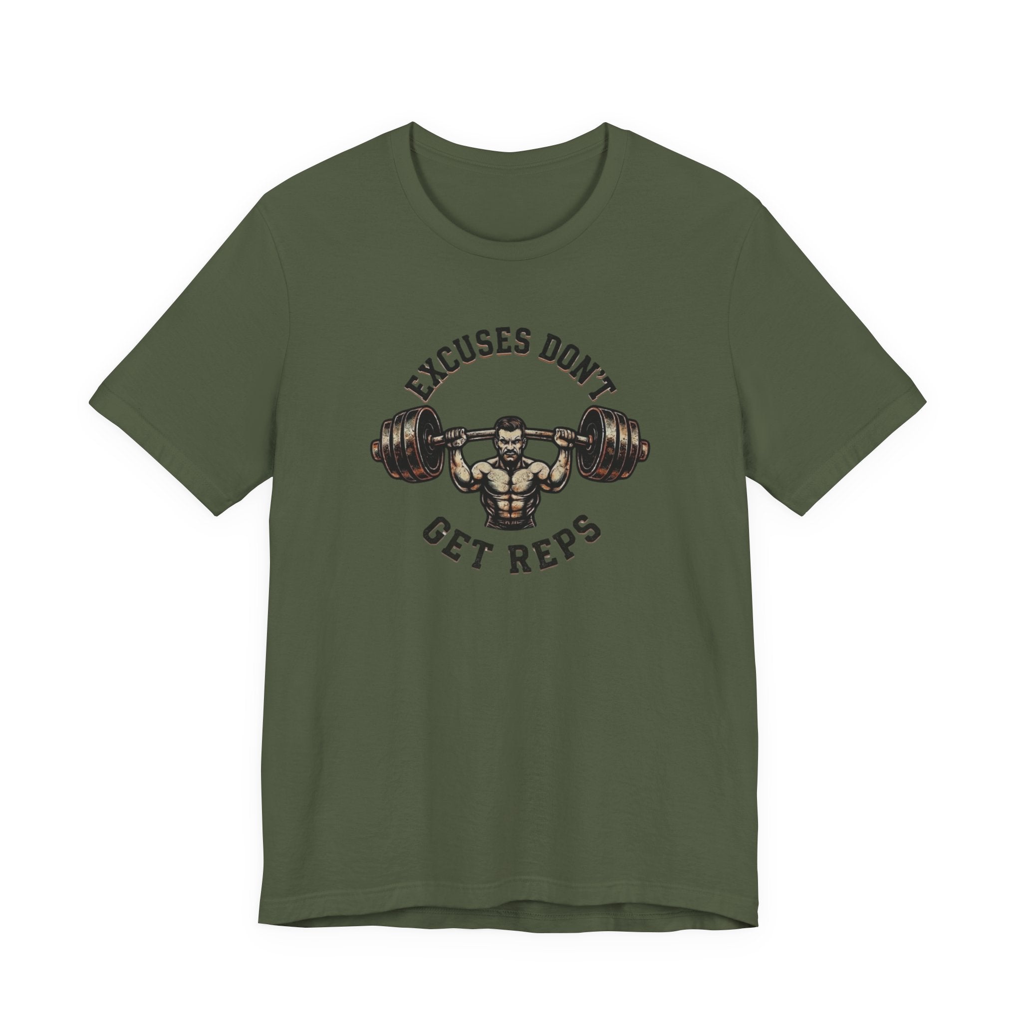 Excuses Don't Get Reps Squat T-Shirt