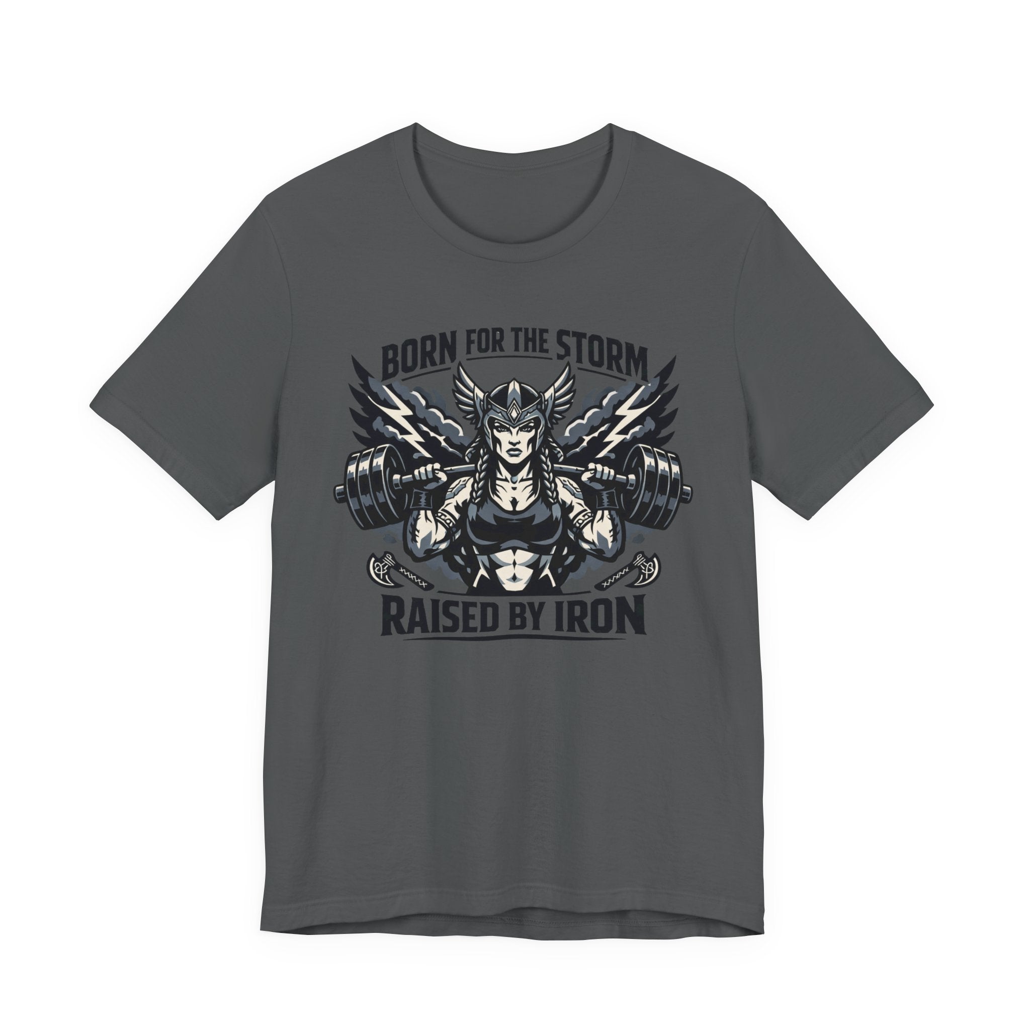 Raised By Iron - Valhalla Women's Gym T-Shirt