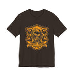 Discipline Built This — Garage Gym Fist & Dumbbells Gym T-Shirt