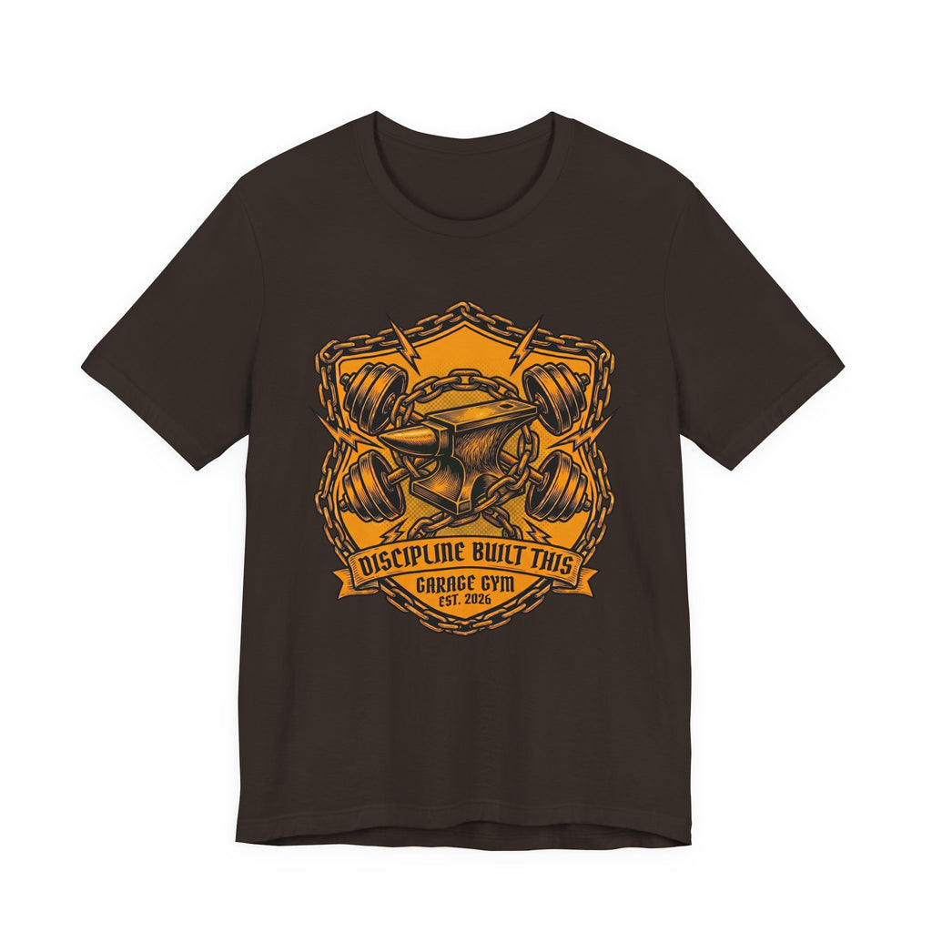 Forged in Iron - Garage Gym T-Shirt