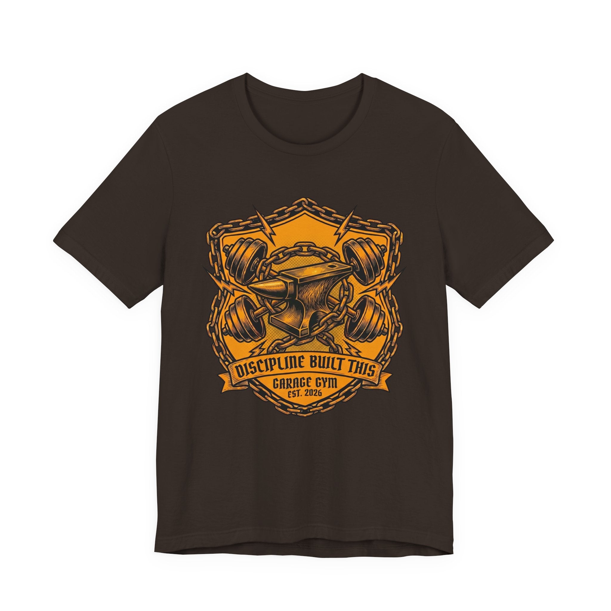 Forged in Iron - Garage Gym T-Shirt