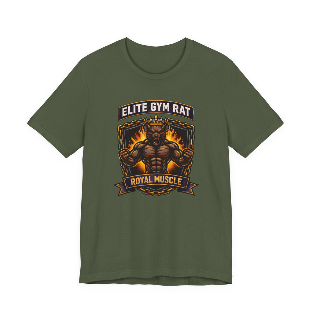 Elite Gym Rat - Royal Muscle T-Shirt