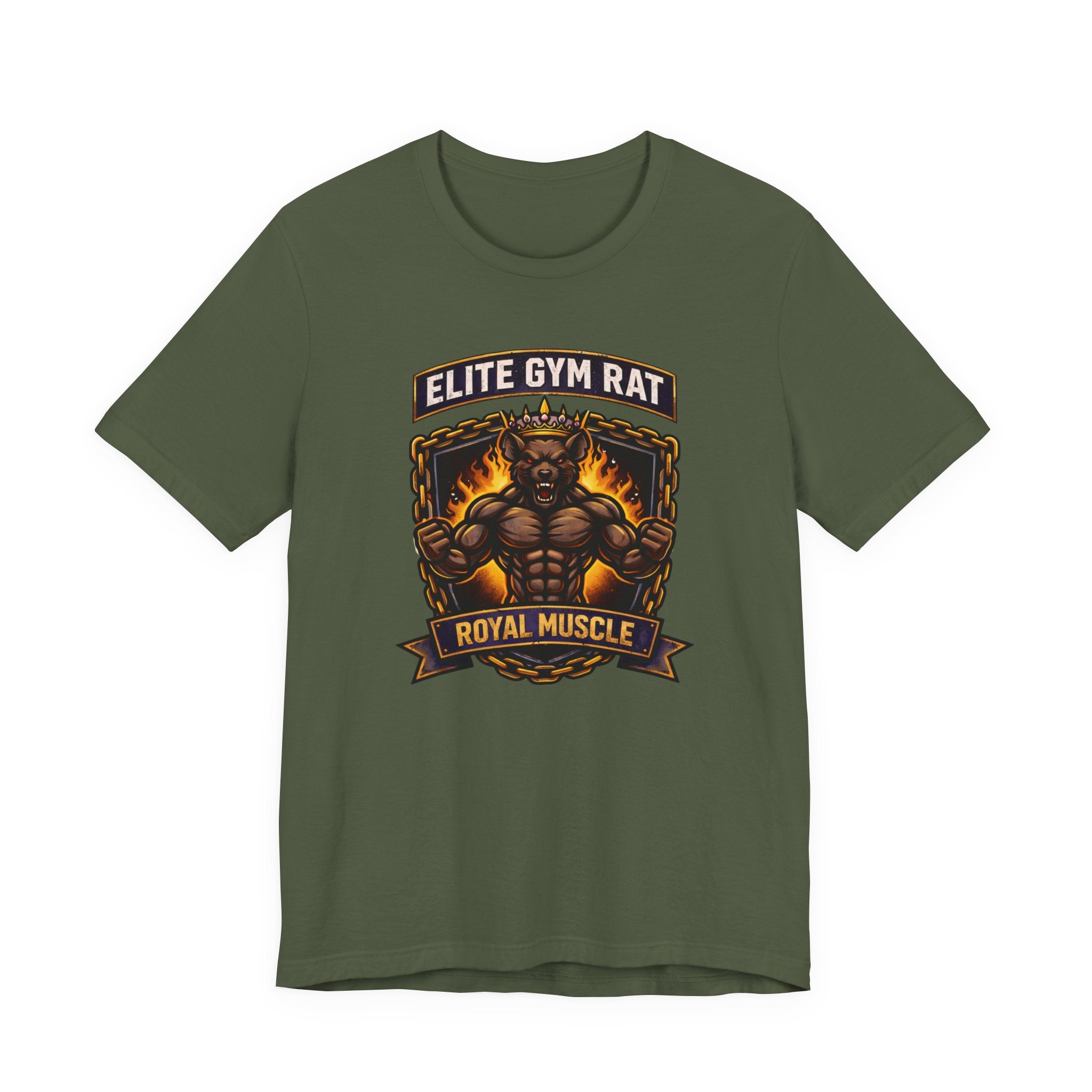 Elite Gym Rat - Royal Muscle T-Shirt