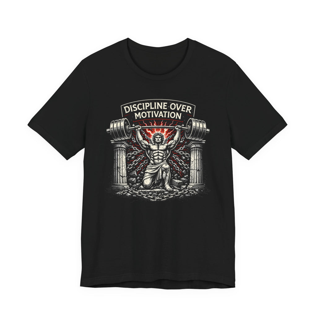 Greek God Discipline Barbell T-Shirt