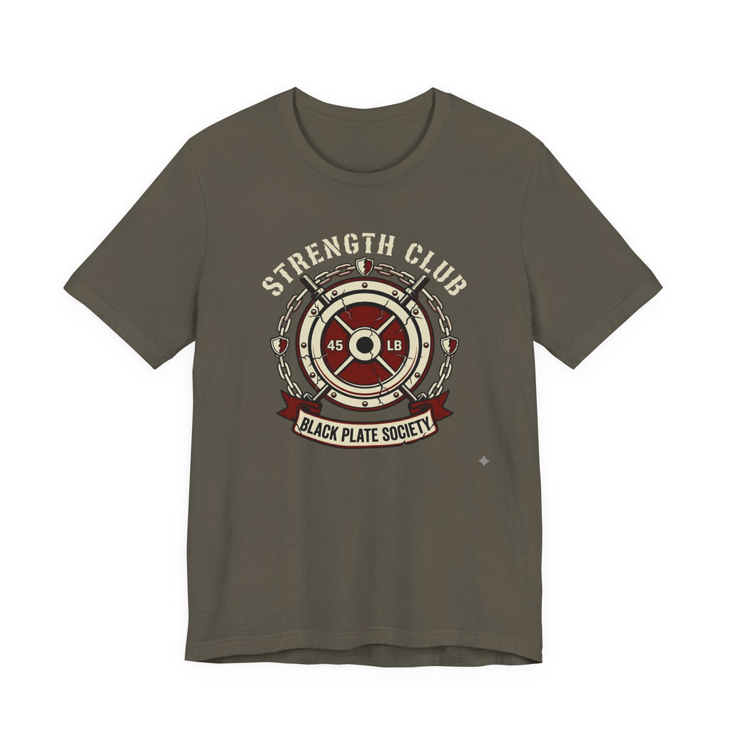 Black Plate Strength Club T-Shirt