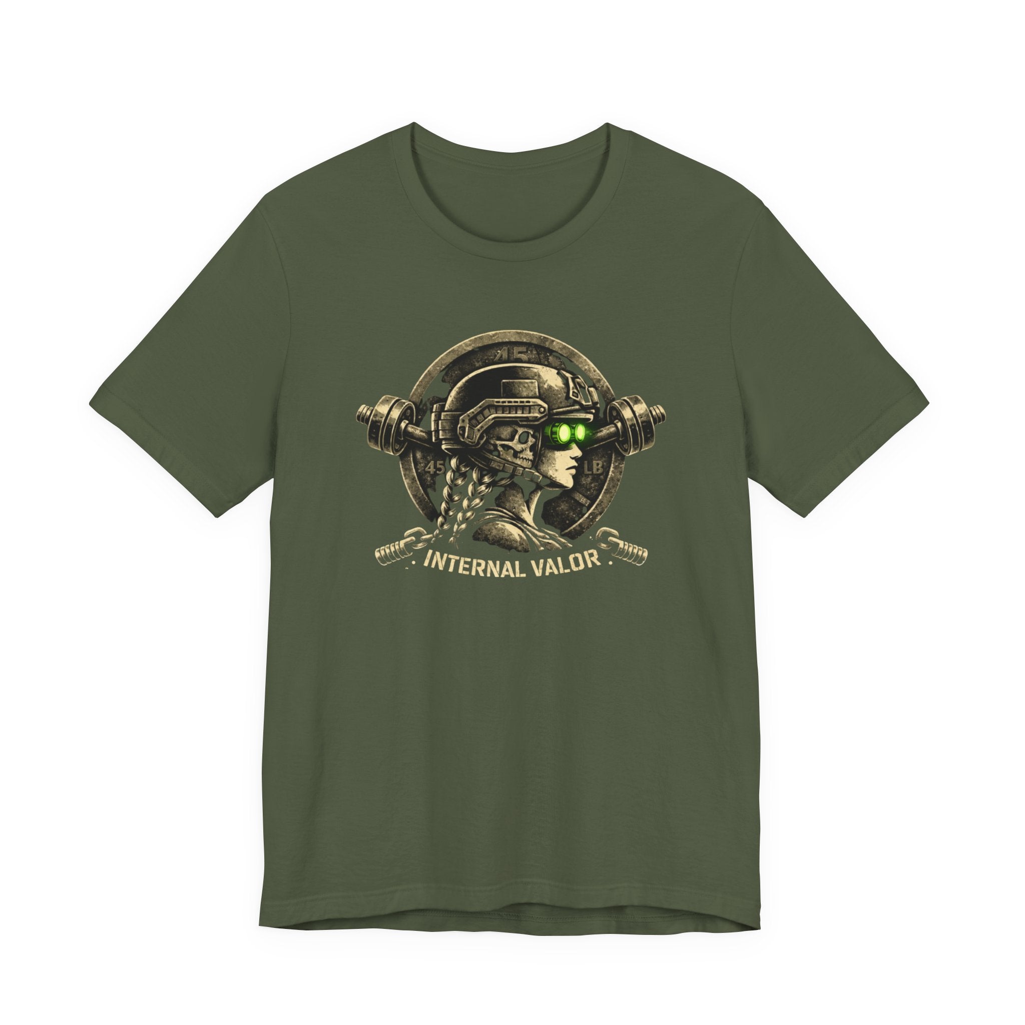 Operator Skull & 45lb Plate Graphic T-Shirt