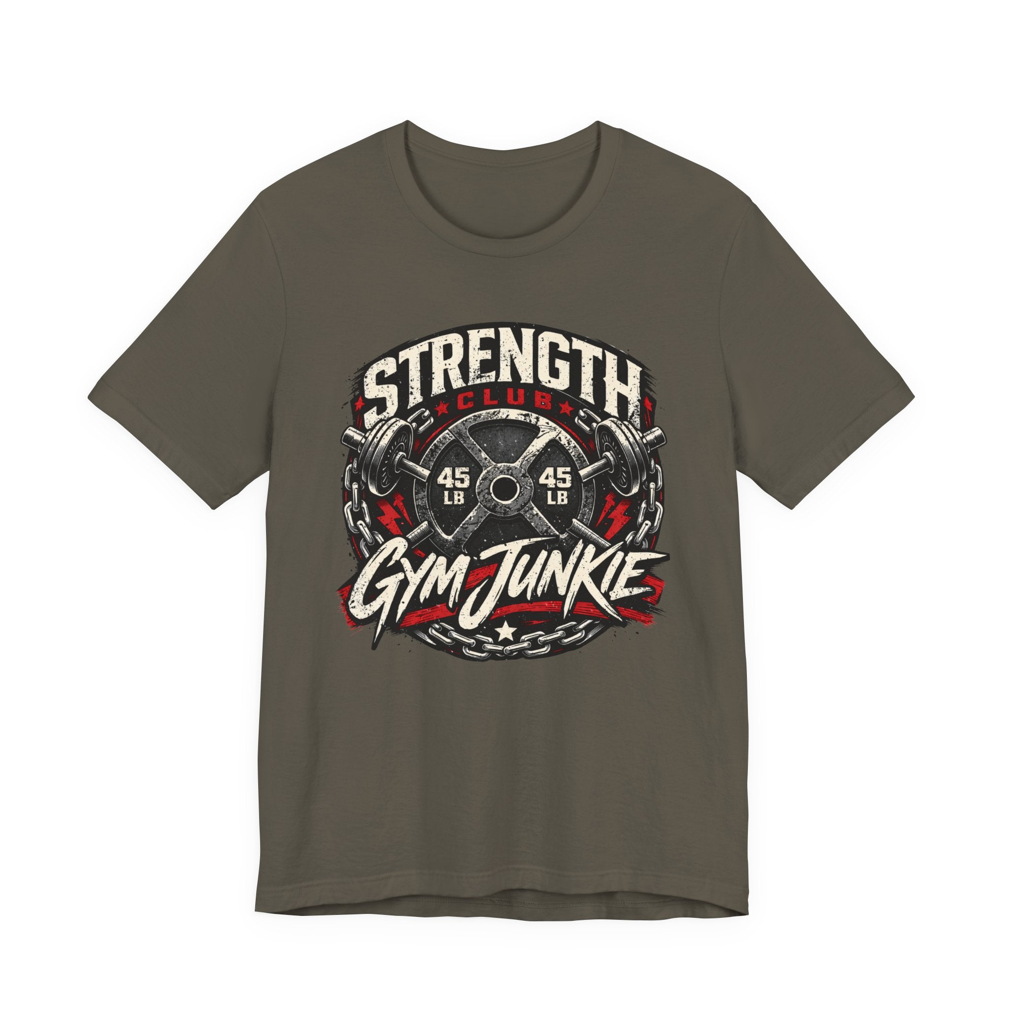 Strength Club - Gym Junkie T-Shirt