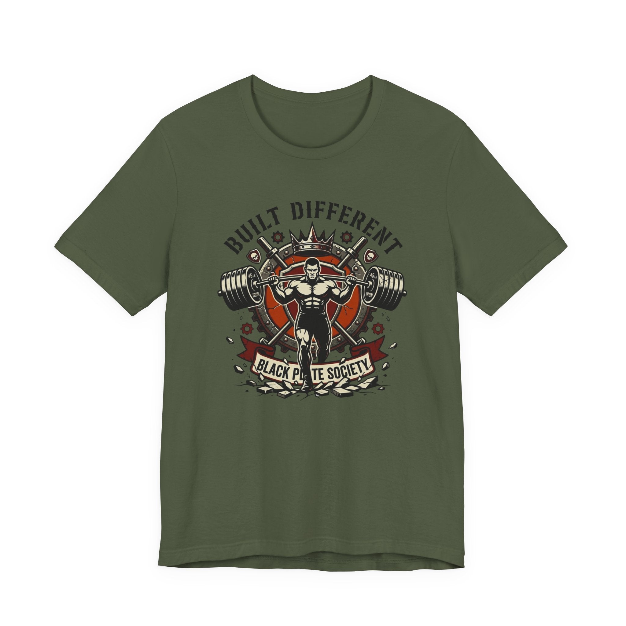 Built Different - Black Plate Society T-Shirt