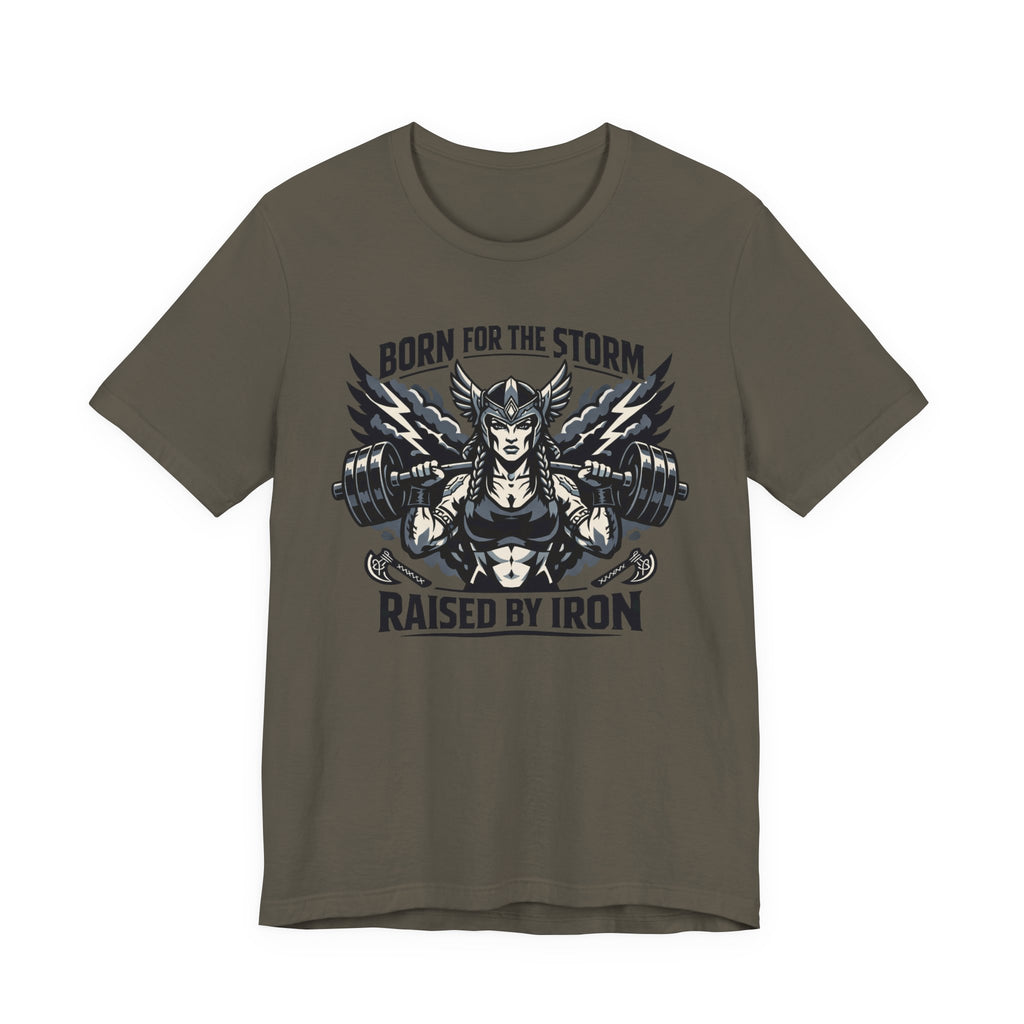 Raised By Iron - Valhalla Women's Gym T-Shirt