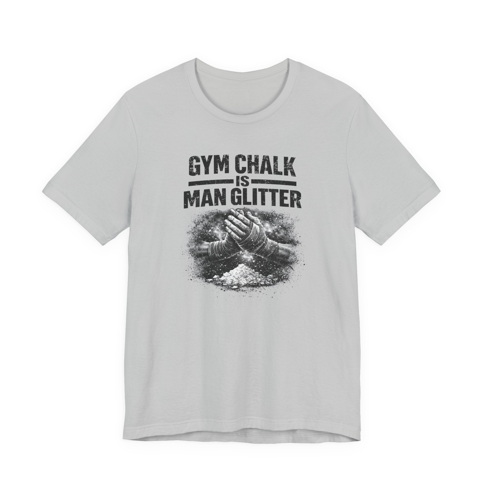Chalk is Man Glitter T-Shirt