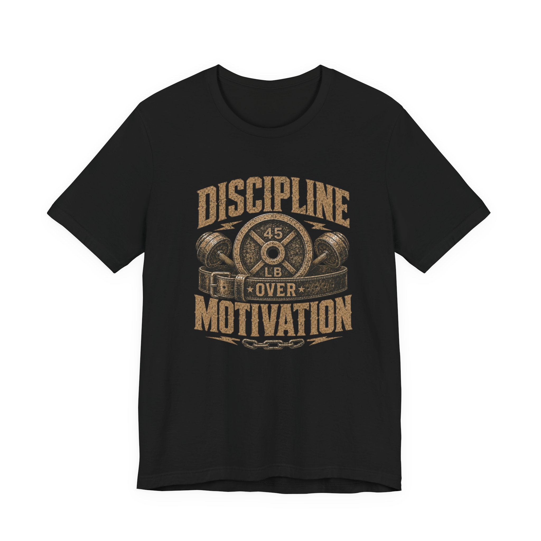 Discipline Over Motivation Gym T-Shirt