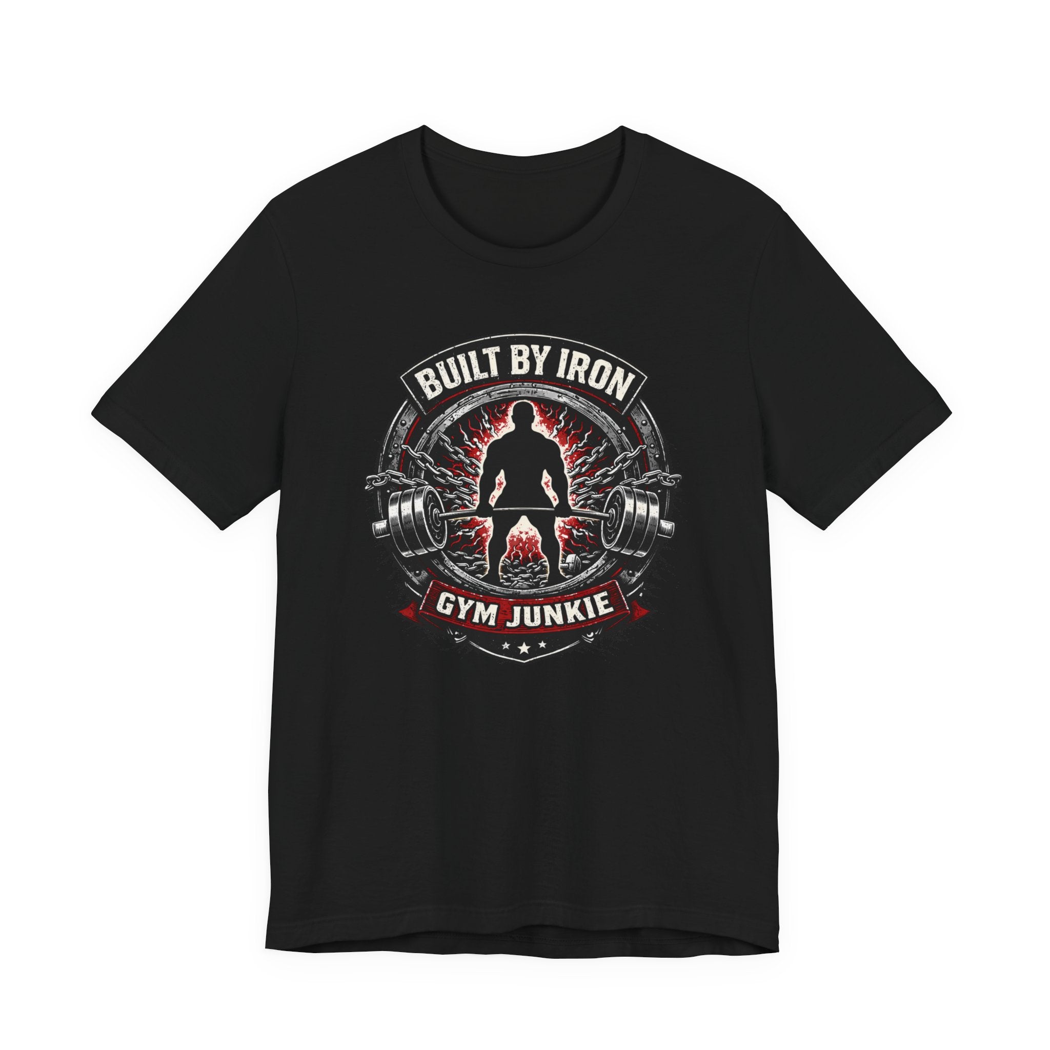 Built By Iron - Gym Junkie T-Shirt