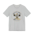 Pretty Girls Lift Heavy — Military Press T-Shirt